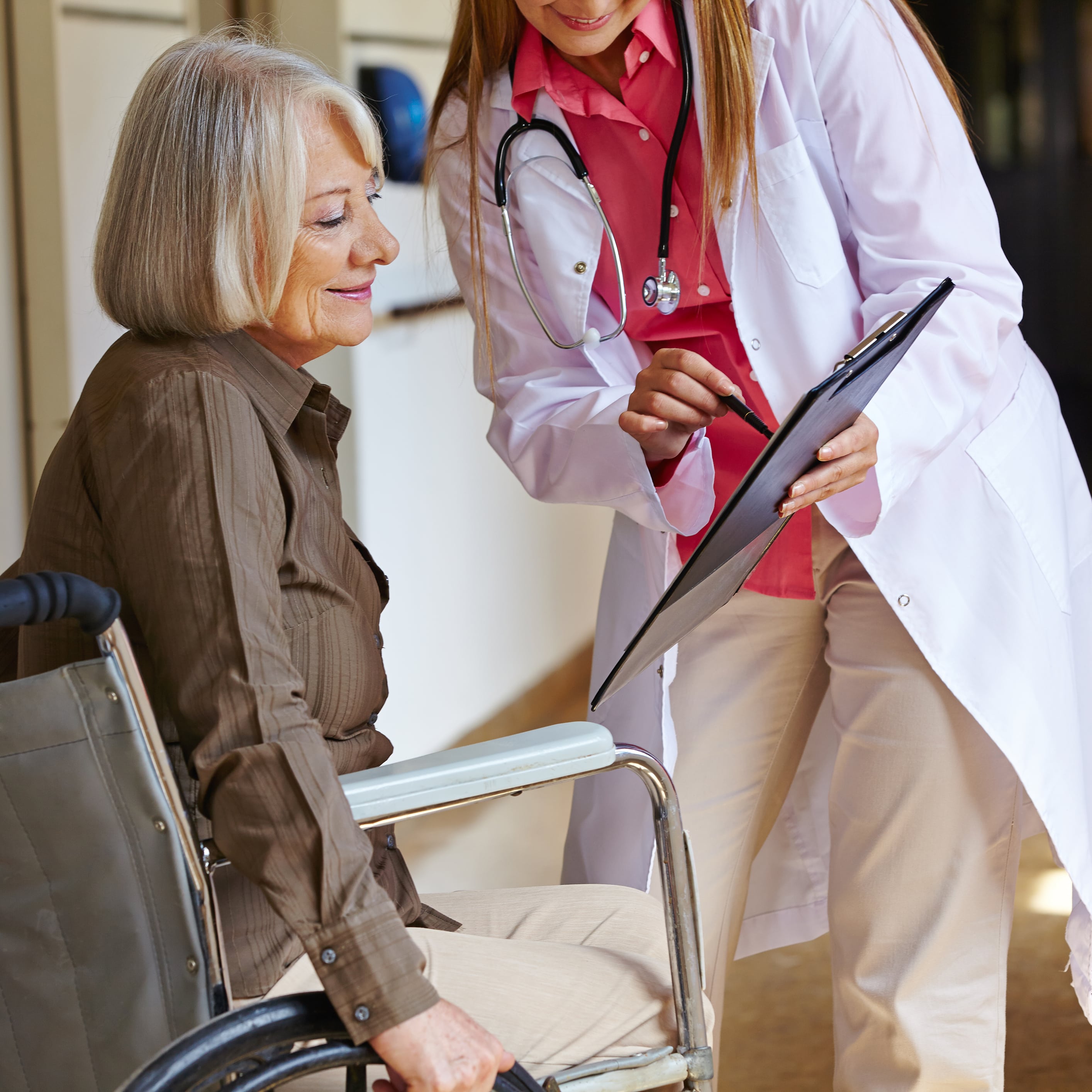 Woman with Doctor