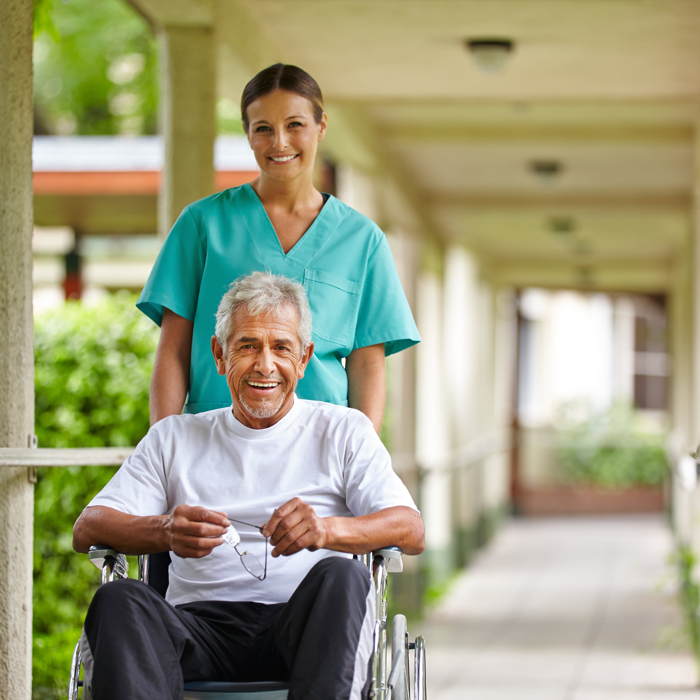 Man in wheelchair