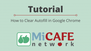 Tutorial: How to Clear Autofill in Google Chrome