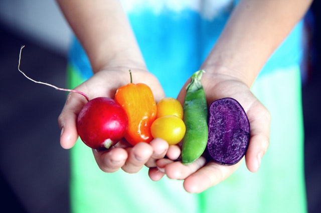 Rainbow vegetables